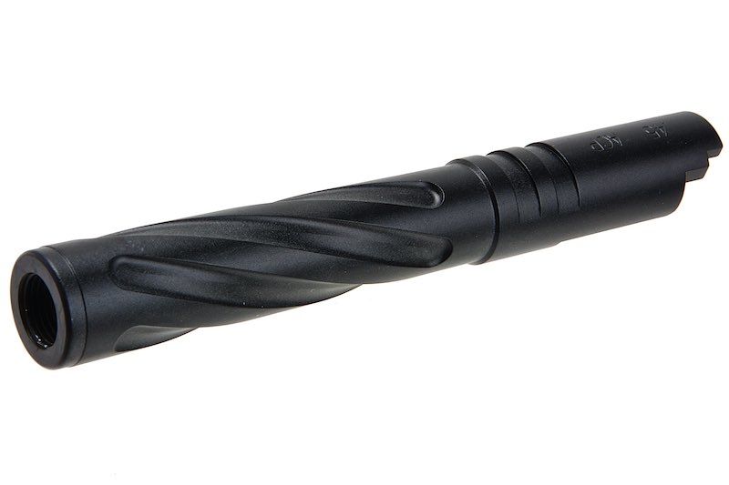 5KU Tokyo Marui Hi Capa 5.1 Outer Barrel (Tornado, Aluminum) - Black - Bang Bang Airsoft