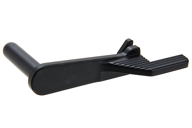 5KU Tokyo Marui Hi Capa GBB Airsoft Slide Stop (Extended, Stainless Steel, Type 2) - Black - Bang Bang Airsoft