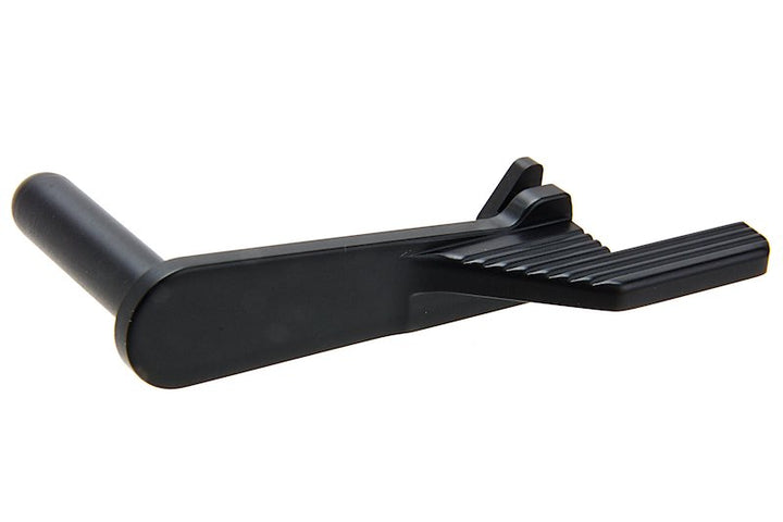 5KU Tokyo Marui Hi Capa GBB Airsoft Slide Stop (Extended, Stainless Steel, Type 2) - Black - Bang Bang Airsoft