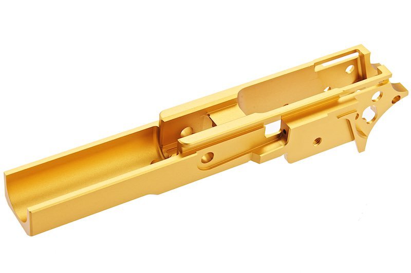 5KU Tokyo Marui Hi Capa GBB Aluminum Frame (3.9 inch Type 2, Infinity) - Gold - Bang Bang Airsoft