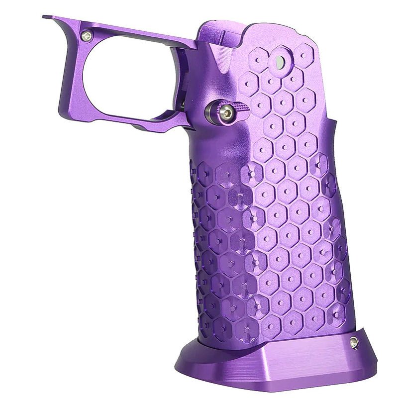 5KU Tokyo Marui Hi Capa GBB CNC Aluminum Grip (Type 12) - Purple - Bang Bang Airsoft