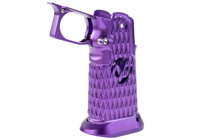 5KU Tokyo Marui Hi Capa GBB CNC Aluminum Grip (Type 6) - Purple - Bang Bang Airsoft