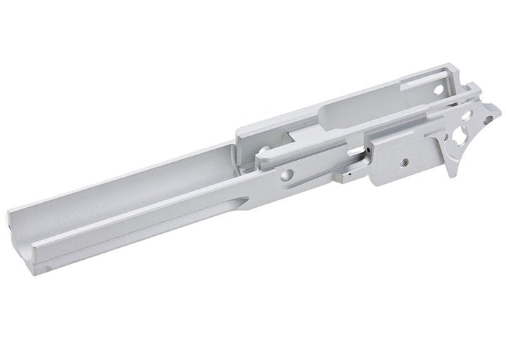 5KU Tokyo Marui Hi Capa GBB Frame 4.3 inch (Aluminum, Blank Marking w/ Rail Version, Silver) - Bang Bang Airsoft