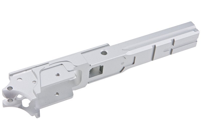 5KU Tokyo Marui Hi Capa GBB Frame 4.3 inch (Aluminum, Blank Marking w/ Rail Version, Silver) - Bang Bang Airsoft