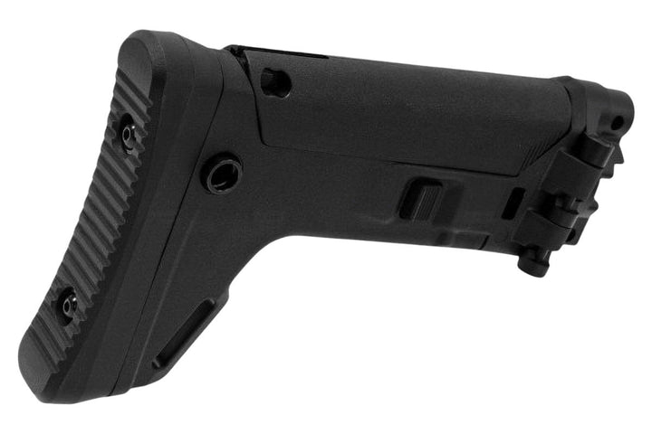 5KU Umarex / VFC MP5K GBB ACR Style Adjustable Folding Stock - Black - Bang Bang Airsoft