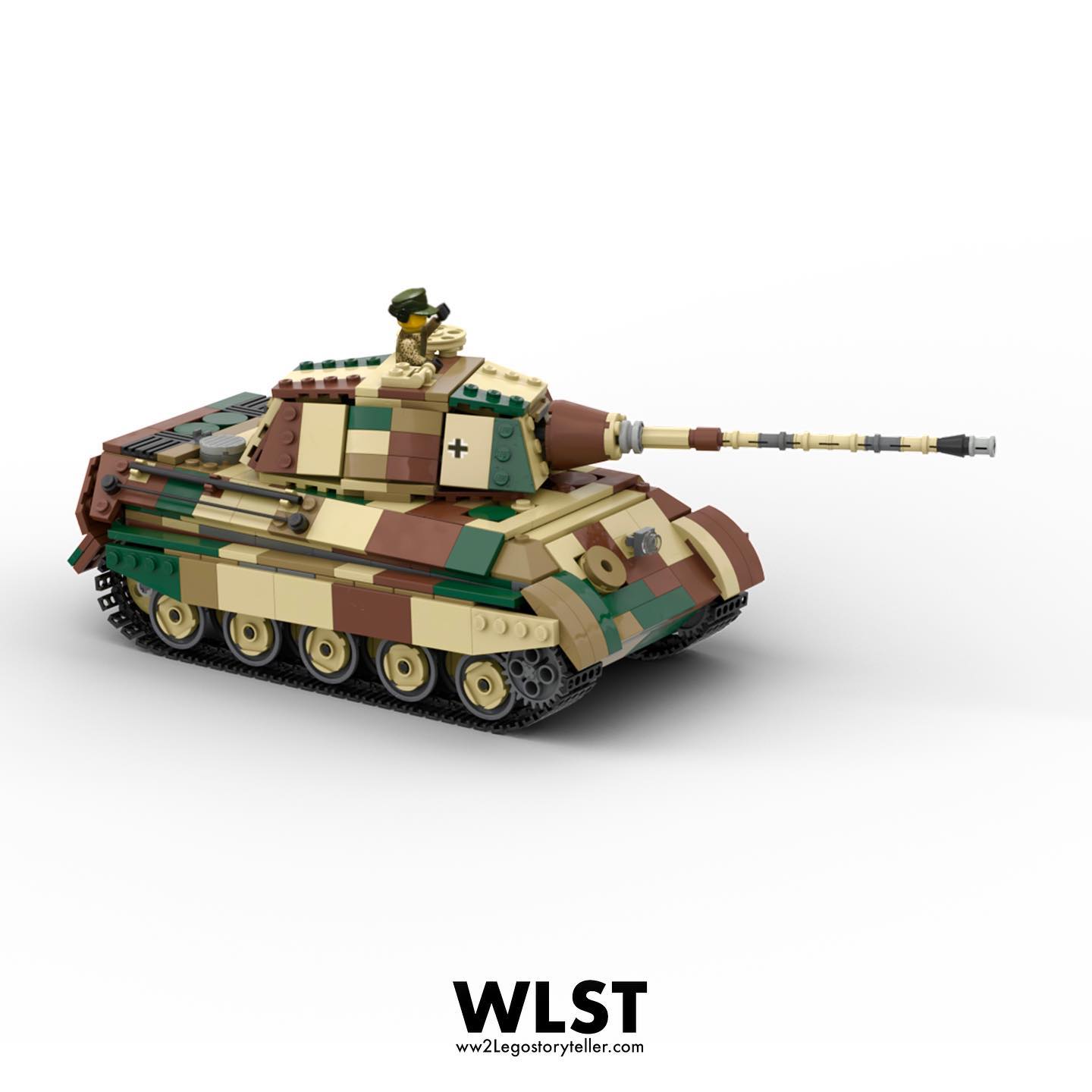 WLST Königstiger (Tiger II) Brick Model Set