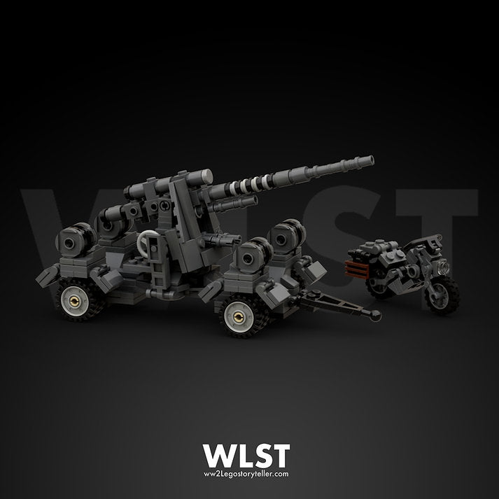 WLST  88mm Flak 36 Gun Brick Model Set