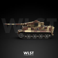 WLST Tiger (Panzer VI Ausf.E) 1944 Brick Model Set