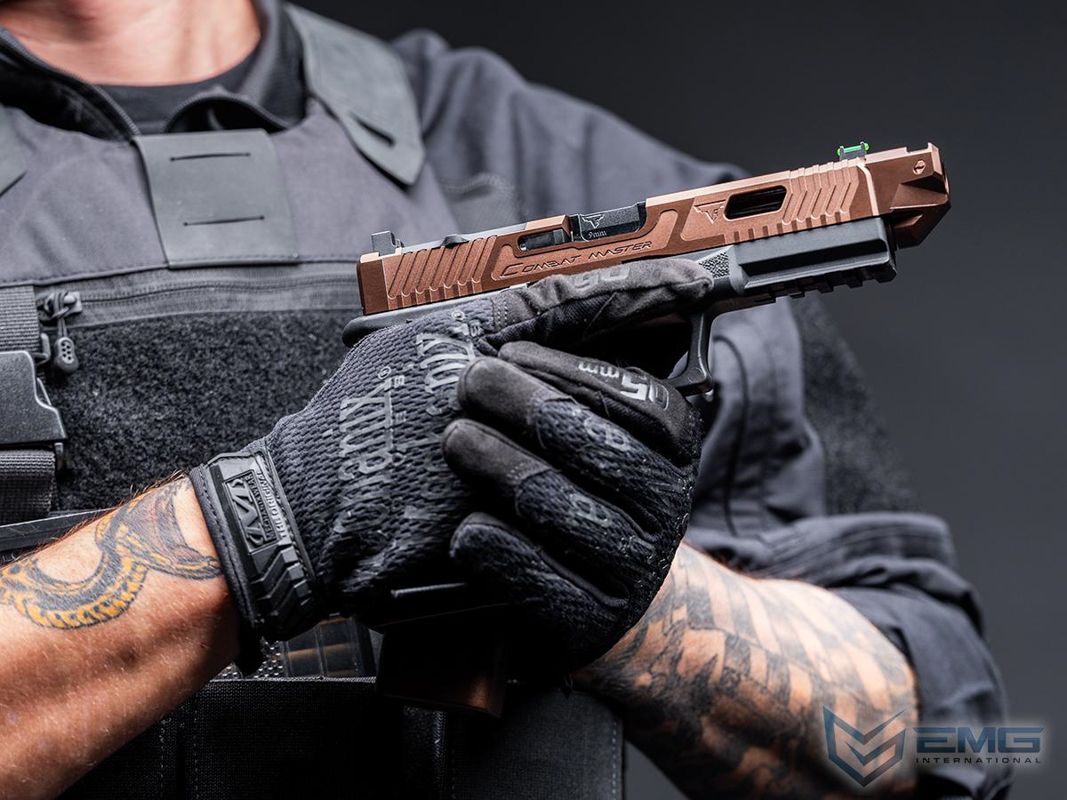 Army Armament TTI Ballerina G17 CNC GBB Pistol Airsoft - Black (Licensed by EMG)