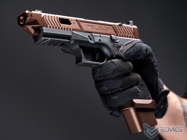 Army Armament TTI Ballerina G17 CNC GBB Pistol Airsoft - Black (Licensed by EMG)