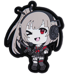 KTactical Tactical Anime Girl Waifu Kawaii Hook and Loop PVC Patch