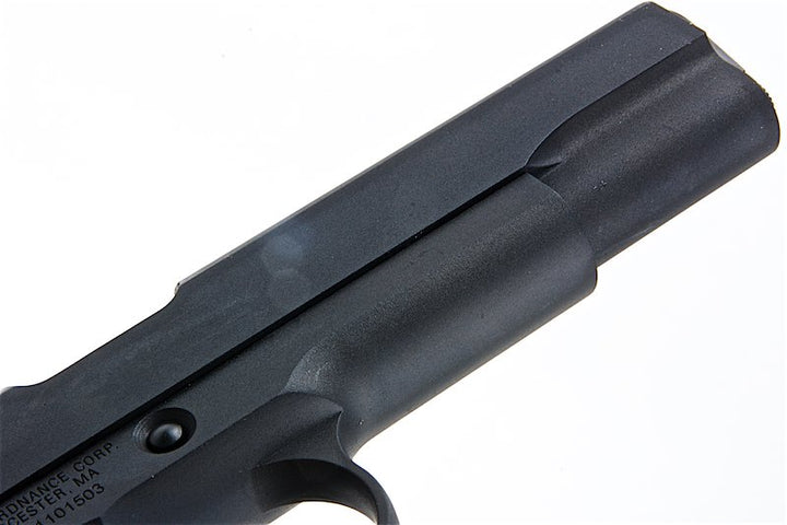 Cybergun AO 1911 GBB Airsoft Pistol (Matt Black with Wood Grip)