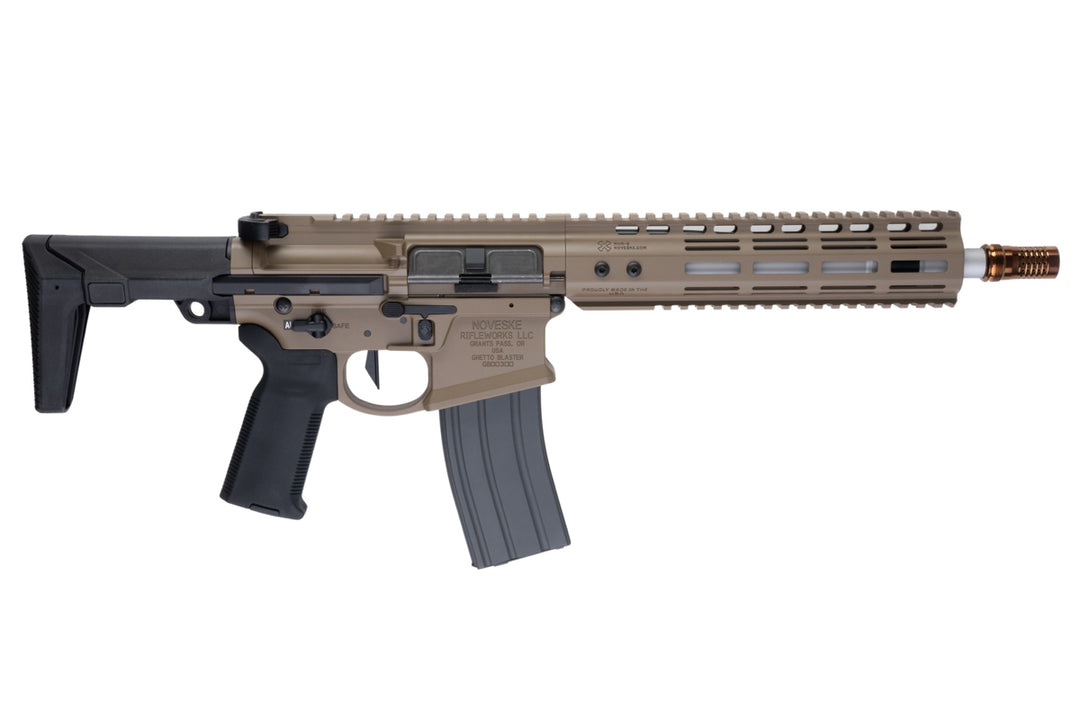 EMG Noveske N4 GHETTO BLASTER NHR-9 (10.5 inch) Airsoft M4 GBBR (MWS System) by Double Eagle - DE (Gen 2)