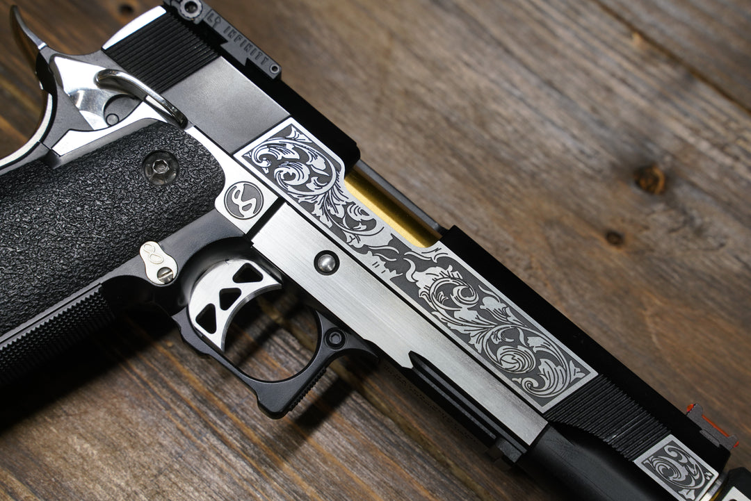 Bang Bang Custom Engrave Comp Complete Build GBB Pistol