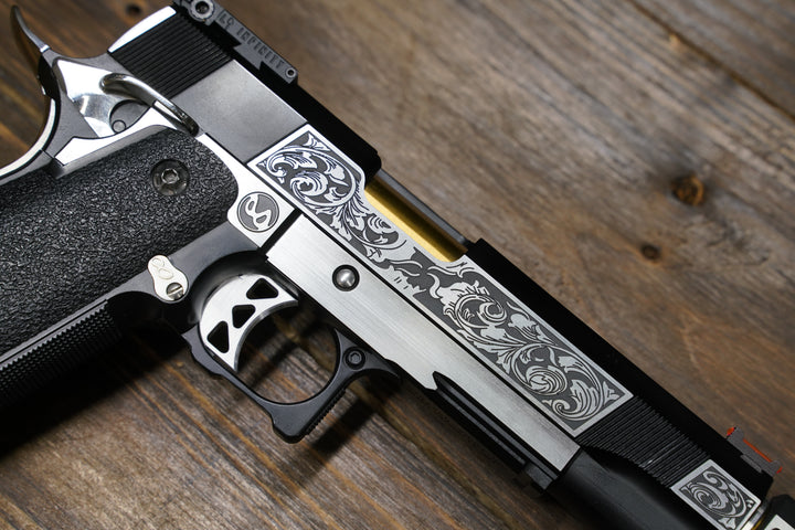 Bang Bang Custom Engrave Comp Complete Build GBB Pistol
