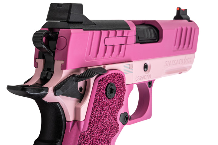 EMG Staccato Licensed CS Compact 2011 GBB Airsoft Pistol (Model: Master Grip / Standard / Green Gas) - PK