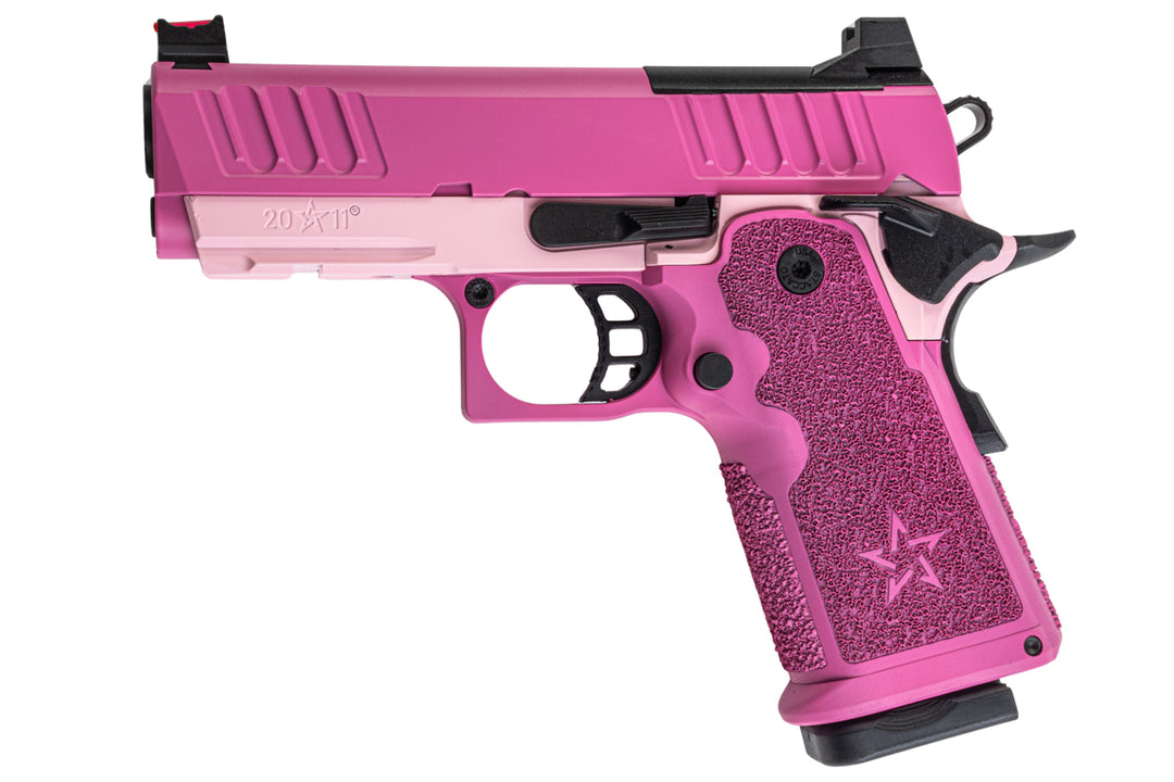 EMG Staccato Licensed CS Compact 2011 GBB Airsoft Pistol (Model: Master Grip / Standard / Green Gas) - PK