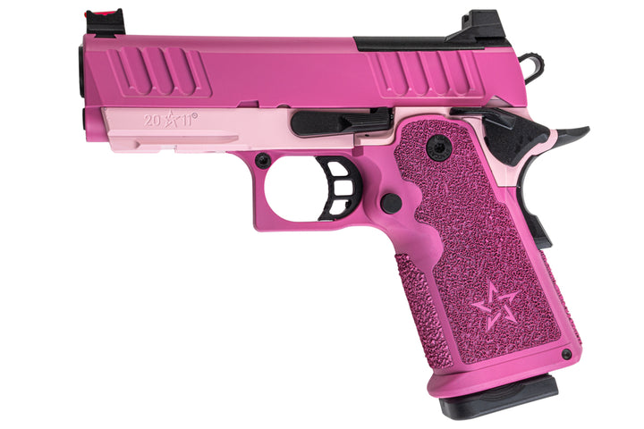 EMG Staccato Licensed CS Compact 2011 GBB Airsoft Pistol (Model: Master Grip / Standard / Green Gas) - PK