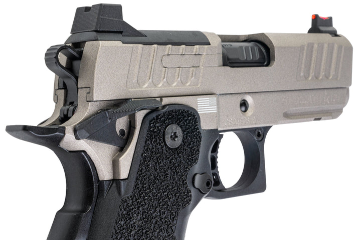 EMG Staccato Licensed CS Compact 2011 GBB Airsoft Pistol (Model: Master Grip / Standard / Green Gas) - TG
