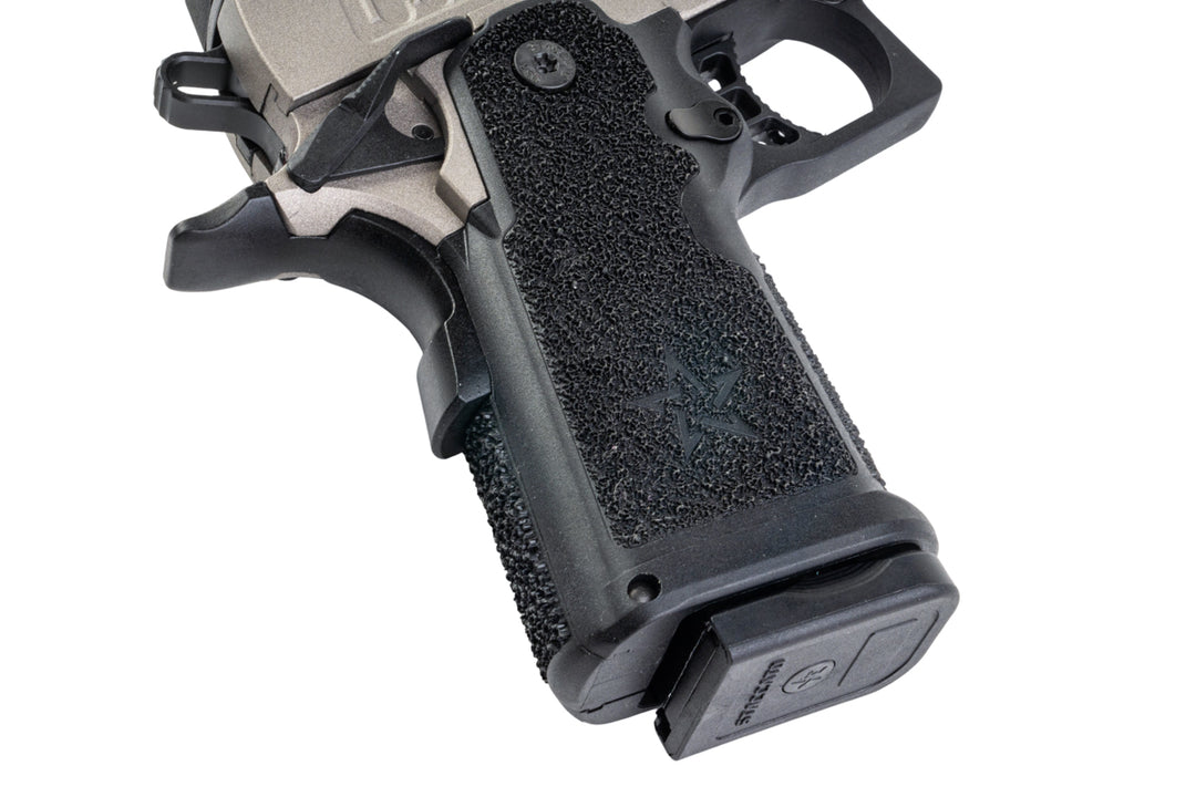 EMG Staccato Licensed CS Compact 2011 GBB Airsoft Pistol (Model: Master Grip / Standard / Green Gas) - TG