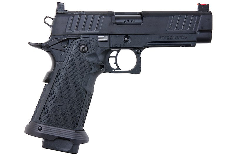 EMG Staccato Licensed P 2011 GBB Airsoft Pistol (Model: VIP Grip / Standard / Green Gas)