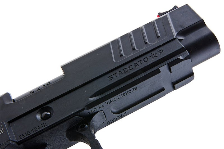 EMG Staccato Licensed P 2011 GBB Airsoft Pistol (Model: VIP Grip / Standard / Green Gas)