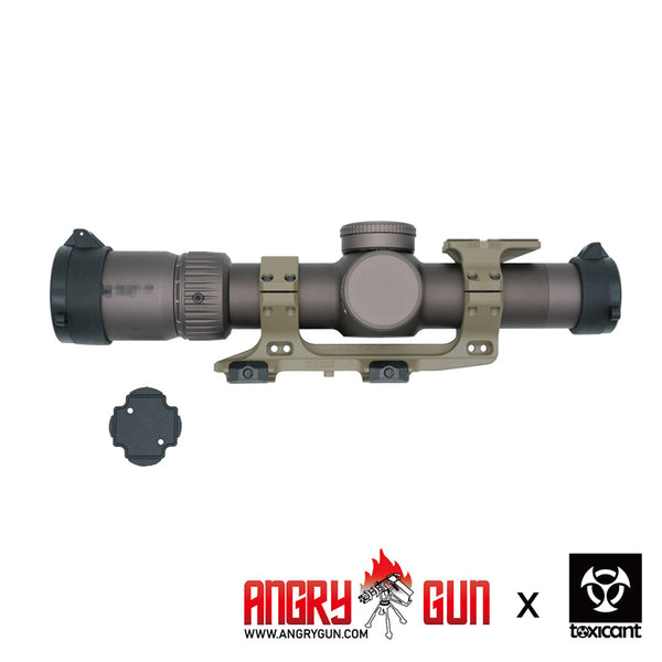 Toxicant RZ HD3 1-10x24 FFP LPVO with Angry Gun ASUS 34mm 1.54" Mount & ACRO Mount - Limited Addition