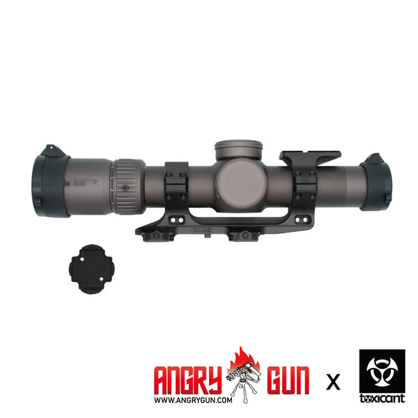 Toxicant RZ HD3 1-10x24 FFP LPVO with Angry Gun ASUS 34mm 1.54" Mount & ACRO Mount - Limited Addition