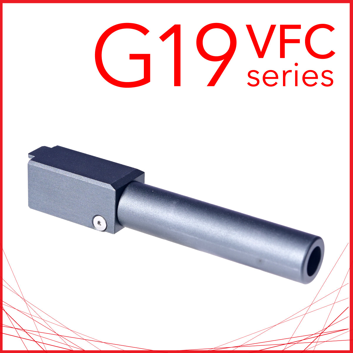 Unicorn Airsoft G19 Fixed Outer Barrel for VFC G19 Series