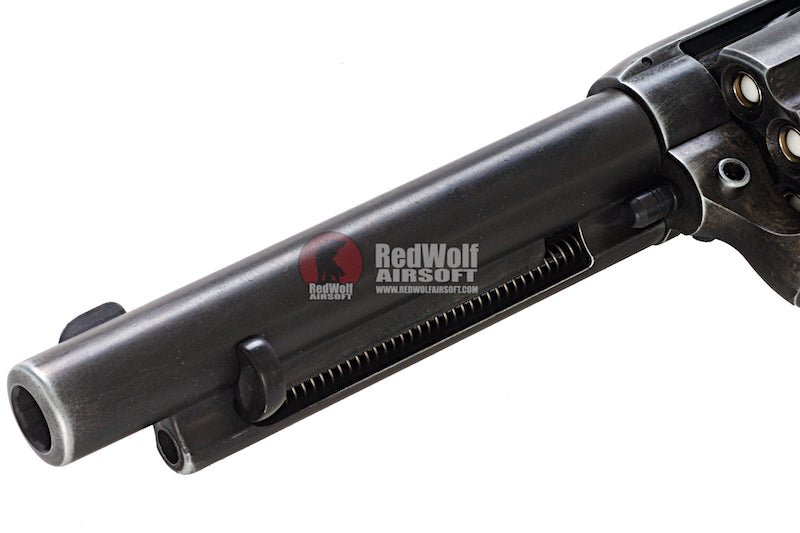 Umarex Revolver SAA .45 CO2 Revolver Metal (6mm, Antique Black) - Cowboy Police Version (by WinGun)