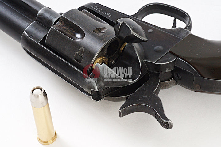 Umarex Revolver SAA .45 CO2 Revolver Metal (6mm, Antique Black) - Cowboy Police Version (by WinGun)