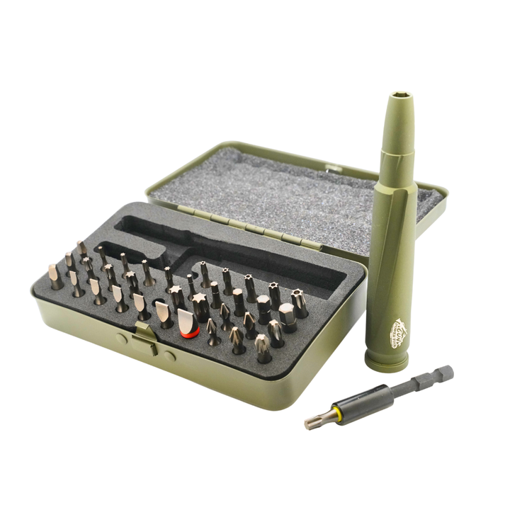 Gun Power Tool .50 CALIBER BULLET-STYLE｜STANDARD SCREWDRIVER SET