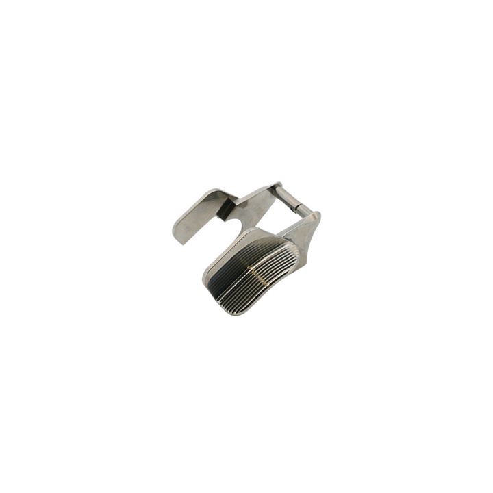 Gunsmith Bros Steel Thumb Safety SV Large Style with Cover Plate for TM Hi-Capa GBBP -Silver