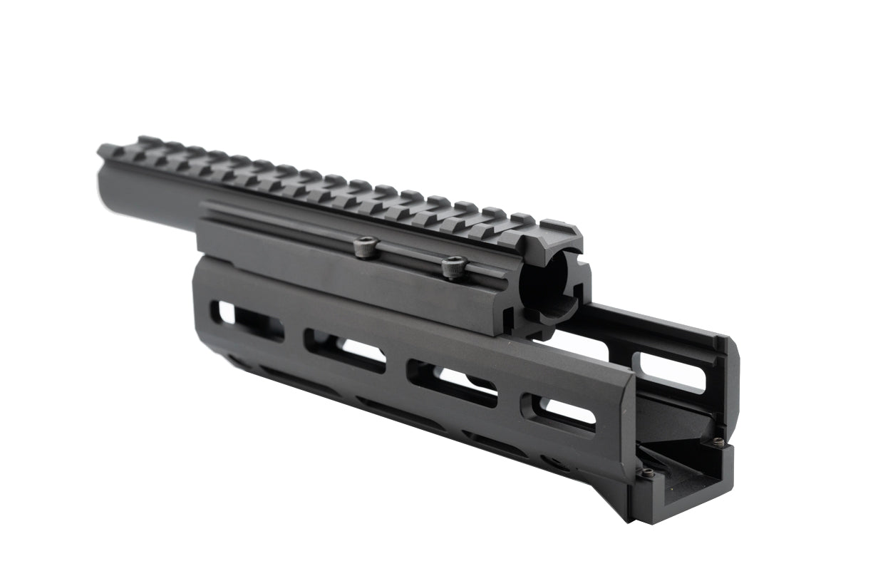 Hephaestus AK M-LOK 6.5" Handguard Set with Railed Gas Tube (Type III Hard-coat Anodized) for GHK/LCT AK Series