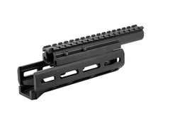 Hephaestus AK M-LOK 6.5" Handguard Set with Railed Gas Tube (Type III Hard-coat Anodized) for GHK/LCT AK Series