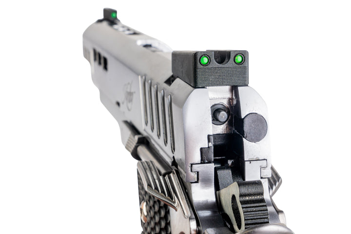EMG Kimber 1911 Rapide Frost GBB Airsoft Pistol - Silver (Standard) (by AW Custom)