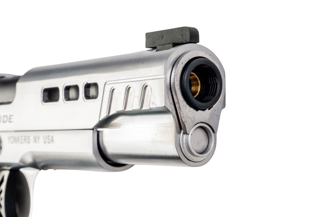 EMG Kimber 1911 Rapide Frost GBB Airsoft Pistol - Silver (Standard) (by AW Custom)