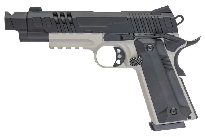 KJ Works KP-24 1911 GBB Airsoft Pistol - Grey Two Tone (Full Metal)