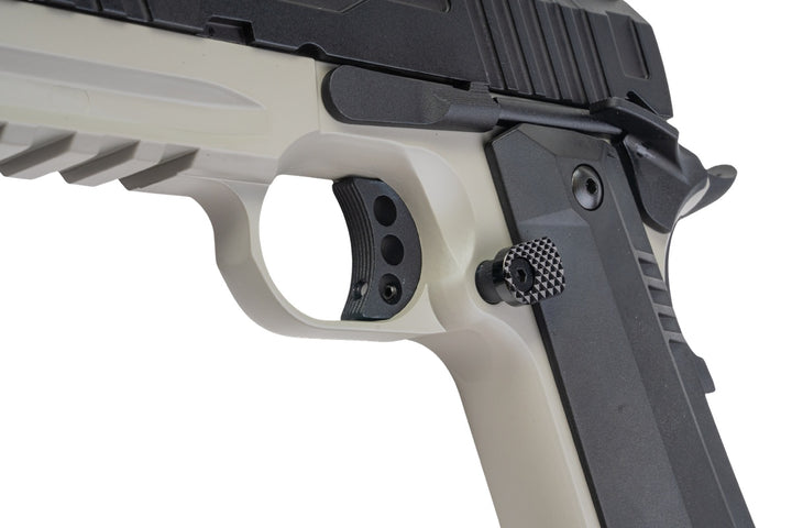 KJ Works KP-24 1911 GBB Airsoft Pistol - Grey Two Tone (Full Metal)