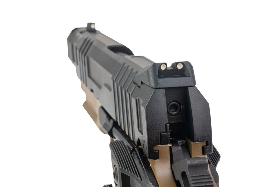 KJ Works KP-24 1911 GBB Airsoft Pistol - Tan Two Tone (Full Metal)