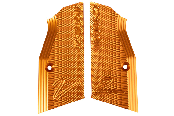 KJ Works Shadow 2 Grip W/ Magwell (Aluminum) - Orange