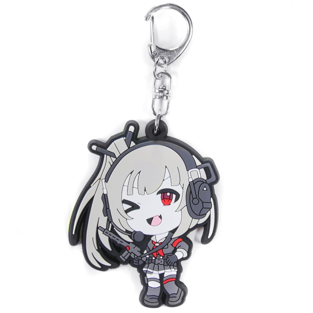 KTactical Tactical Anime Girl Waifu Kawaii PVC Keychain Charm