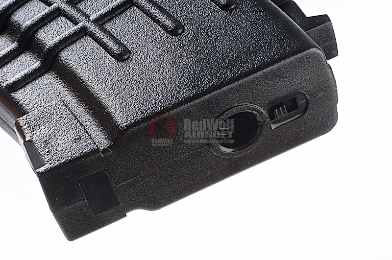MAG AK47 Magazine (100 rounds Airsoft AEG Magazine, Waffle Type) 5pcs/box (Black)