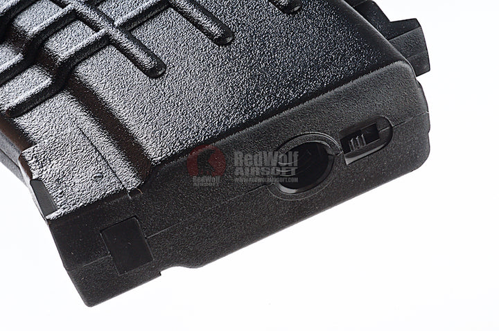 MAG AK47 Magazine (100 rounds Airsoft AEG Magazine, Waffle Type) 5pcs/box (Black)