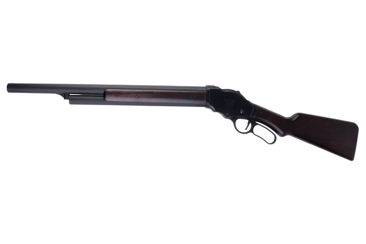 Marushin M1887 Lever Action Gas Shotgun (Guard's Gun Matt Black Coating HW Wood Stock)