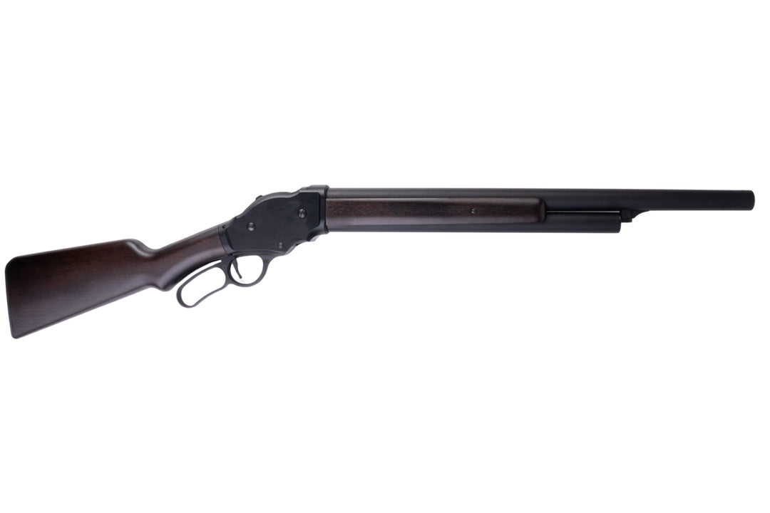 Marushin M1887 Lever Action Gas Shotgun (Guard's Gun Matt Black Coating HW Wood Stock)