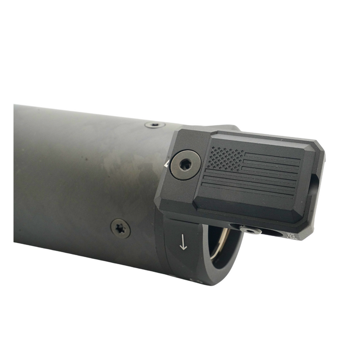 Oh My Gun URAC Style Carbon Fiber Dummy Front Shield - 20mm Picatinny