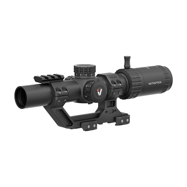 Victoptics S6 1-6x24i Fiber LPVO SFP Rifle Scope w/ 1-Piece Extreme High Picatinny AR Mount Kit