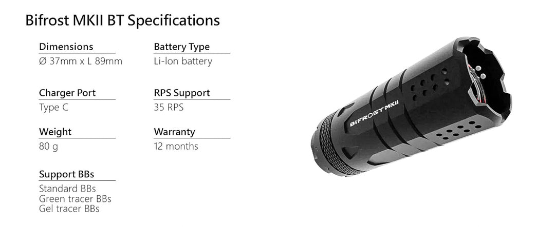ACETECH Bifrost MKII Tracer Unit - Black