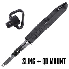KTactical Phase 5 Single Point Sling with QD Swivel Mount Bundle